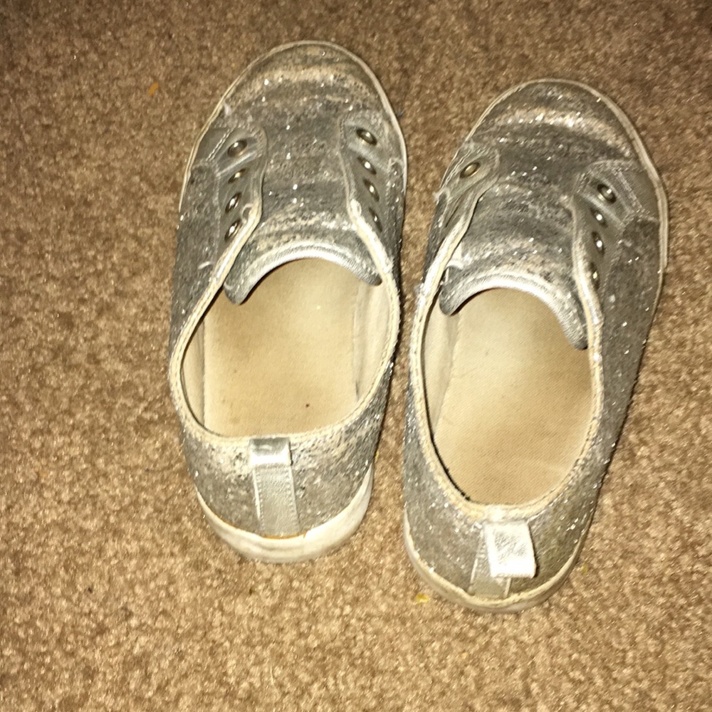 Silver shoes